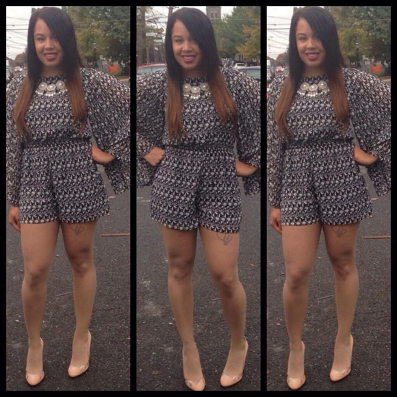 ✨Kimono Sleeve Romper by Fire Los Angeles✨ - Picture 6 of 6